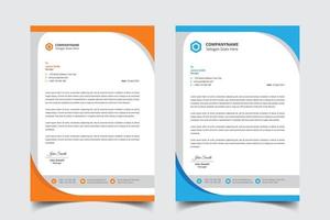 Letterhead Template Design vector