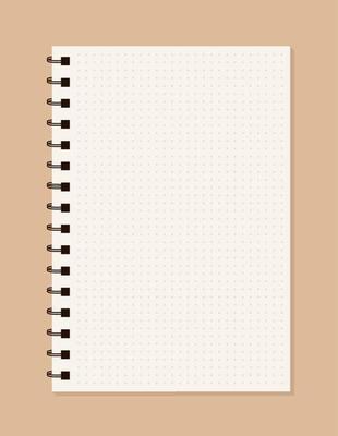 Set of blank realistic spiral notebooks mockup