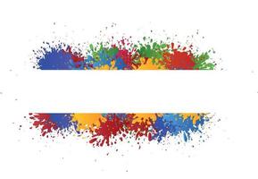 splatter Color background illustration vector design