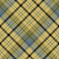 Seamless pattern in swamp beige, discreet blue and black colors for plaid, fabric, textile, clothes, tablecloth and other things. Vector image. 2