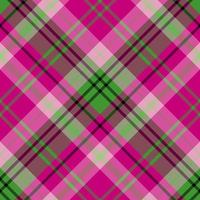 Seamless pattern in bright pink and green colors for plaid, fabric, textile, clothes, tablecloth and other things. Vector image. 2