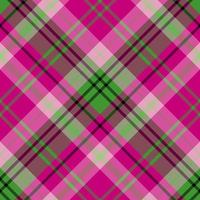 Seamless pattern in bright pink and green colors for plaid, fabric, textile, clothes, tablecloth and other things. Vector image. 2