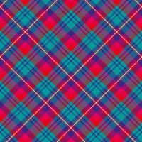 Seamless pattern in creative dark blue and red colors for plaid, fabric, textile, clothes, tablecloth and other things. Vector image. 2