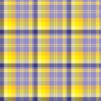 patrón impecable en colores amarillo y violeta para tela escocesa, tela, textil, ropa, mantel y otras cosas. imagen vectorial vector