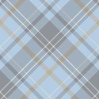 Seamless pattern in discreet blue and beige colors for plaid, fabric, textile, clothes, tablecloth and other things. Vector image. 2