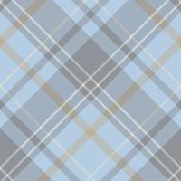 Seamless pattern in discreet blue and beige colors for plaid, fabric, textile, clothes, tablecloth and other things. Vector image. 2