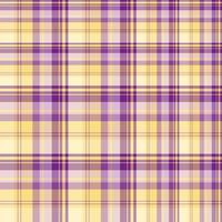 Seamless pattern in yellow and violet colors for plaid, fabric, textile, clothes, tablecloth and other things. Vector image.