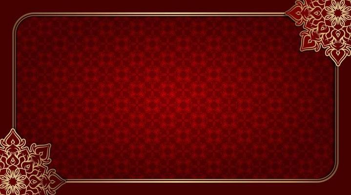 simple background with gold ornament border