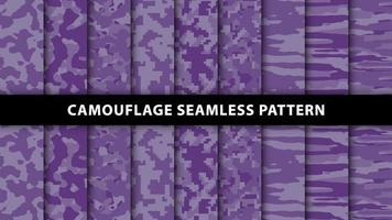 Military and army camouflage seamless pattern vector