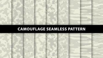 Military and army camouflage seamless pattern vector