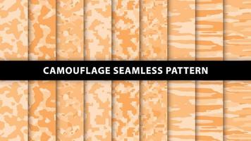 Military and army camouflage seamless pattern vector