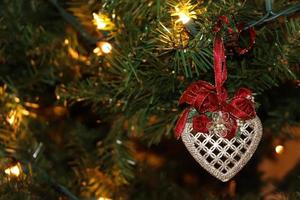 Christmas Heart Ornament greeting card photo