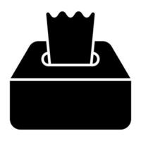A perfect design icon of tissue box vector