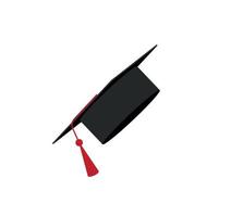 Graduation cap vector isolated on white background. Icon Graduation cap.