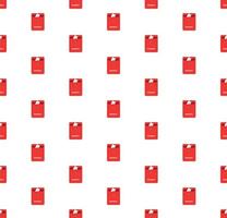 mailbox icon pattern. Seamless mailbox pattern on white background. vector