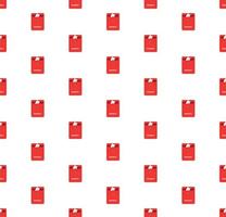 mailbox icon pattern. Seamless mailbox pattern on white background. vector