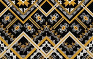 Geometric ethnic American, western, Aztec motif pattern style. seamless pattern design for fabric, curtain, background, sarong, wallpaper, clothing, wrapping, Batik, tile,interior.Vector illustration. vector