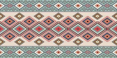Ethnic geometric oriental and western pattern. American, Aztec,motif,tribal, textile pattern. design for fabric,curtain, background, carpet, wallpaper, clothing,wrapping,tile.textile Motif vector. vector