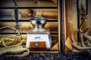 freshly roasted brown coffee beans photo