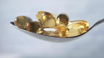 A spoon of oil capsules video