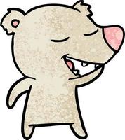 Vector bear character in cartoon style