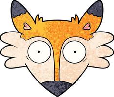 Vector fox character in cartoon style