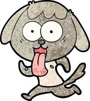 Vector dog character in cartoon style