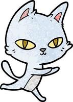 Vector cat character in cartoon style