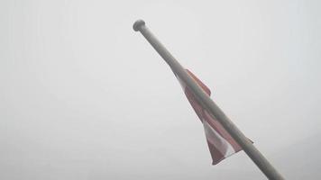 vídeo de la bandera de Letonia video