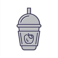 icono de vector de batido