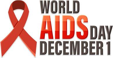 World AIDS Day Poster Design vector