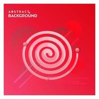 Abstract line background with red background vector