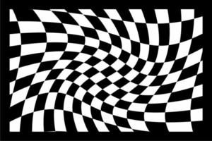 background floor pattern in perspective with chessboard design vector