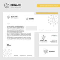 Blast Business Letterhead Envelope and visiting Card Design vector template