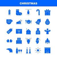 los iconos de glifo sólido de navidad establecidos para infografías kit de uxui móvil y diseño de impresión incluyen muñeco de nieve festival de invierno de navidad muñeco de nieve colección de festival de invierno de navidad infografía moderna vector