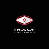 Eye type Business logo design vector template for the website, software, and App use