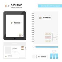 Secure network Business Logo Tab App Diary PVC Employee Card and USB Brand Stationary Package Design Vector Template