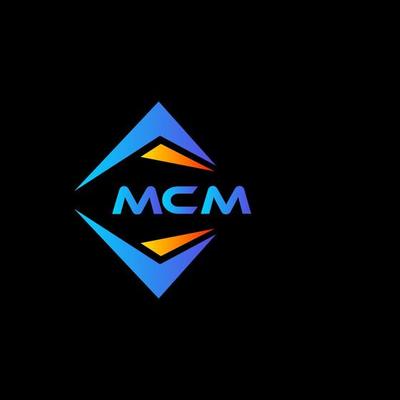 MCM letter logo creative design. MCM unique design Stock Vector