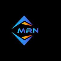 MRN abstract technology logo design on Black background. MRN creative initials letter logo concept. vector