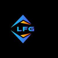 LFG abstract technology logo design on Black background. LFG creative initials letter logo concept. vector
