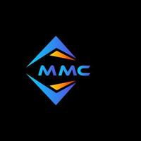 MMC abstract technology logo design on Black background. MMC creative initials letter logo concept. vector