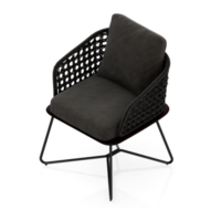 chaise isométrique rendu isolé 3d png