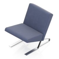 chaise isométrique rendu isolé 3d png