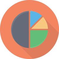 pie chart vector illustration on a background.Premium quality symbols.vector icons for concept and graphic design.