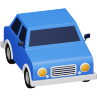 icono isométrico de renderizado 3d del coche. png