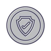 icono de vector de token de seguridad