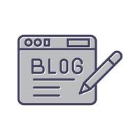 Blog Vector Icon