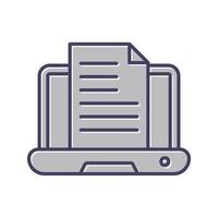 Content Writing Vector Icon