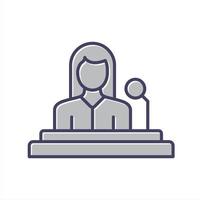 Lectern Vector Icon