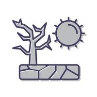 Drought Vector Icon